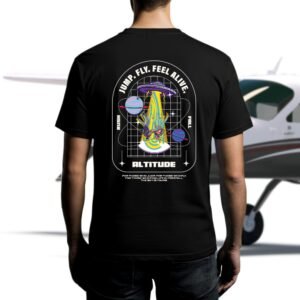 Space — Skydiving tee