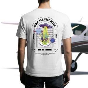 Space — Skydiving tee